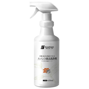 SnowDream水泥清洁剂650ml 开荒保洁装修水泥克星溶解剂腻子粉瓷砖地板玻璃