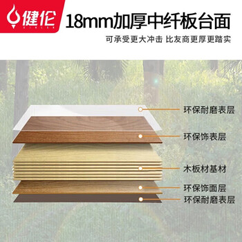 JEEANLEAN 健伦 台球桌高密度板 九尺家用高端美式黑八 高质量采购款JLAB134