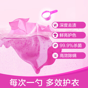 渍无踪（Vanish）爆炸盐彩漂粉 去污去黄增白婴儿可用 洗衣粉洗衣液校服净470g