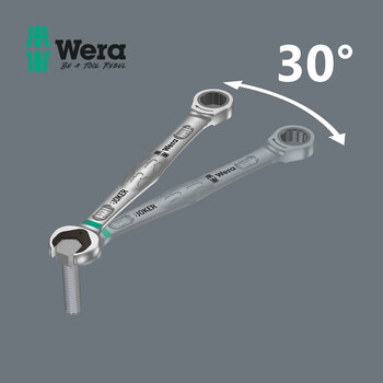 维拉（WERA）德国开口棘轮扳手套装进口快速两用扳手套筒梅花扳手 05073290001
