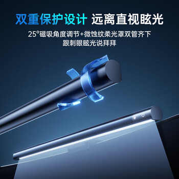 VENIDER屏幕挂灯电脑显示器挂灯笔记本电脑护眼灯学生宿舍神器电脑桌游戏办公学习阅读台灯智能变色氛围灯