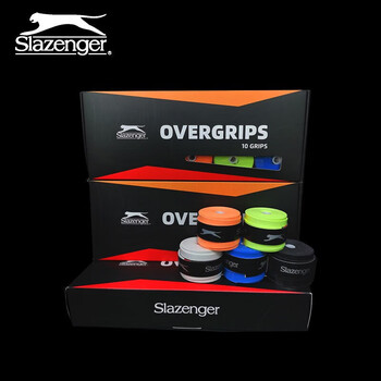 史莱辛格Slazenger 羽毛球拍网球拍手胶 防滑黏性吸汗带10个装STA2400115