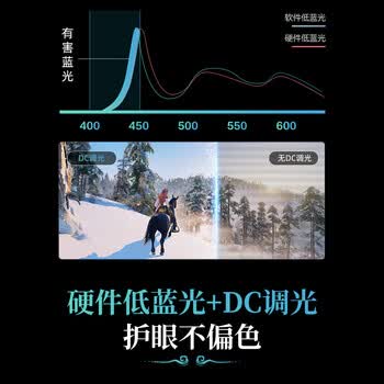 海信大圣G5 Pro 27英寸2K180Hz 1ms原厂模组 硬件低蓝光 旋转升降 HDR400 冰川白色 三角洲电竞显示器