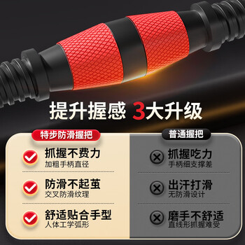 特步（XTEP）哑铃男女杠铃健身器材组合可调节拆卸家用举重训练套装亚玲15KG*2