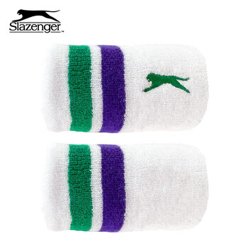 史莱辛格（Slazenger）护腕男女运动健身吸汗手腕篮球羽毛球网球擦汗2只装STA2400272