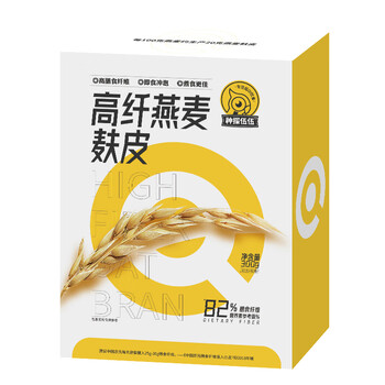 神探伍伍高纤燕麦麸皮 高蛋白糖尿病人食品孕妇营养抗饿早代餐燕麦片300g