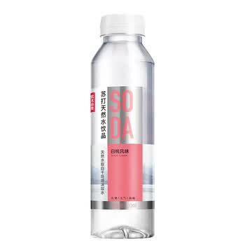 农夫山泉苏打水饮料无糖 白桃味 410ml*15瓶 整箱装
