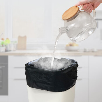 京东京造 平口垃圾袋50*60cm*60只 超厚15μ1.5丝 厨房家用加厚大号