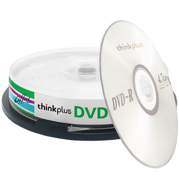 联想DVD-R 光盘/刻录盘 16速4.7GB 办公系列 桶装10片 空白光盘