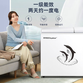 荣事达（Royalstar）冷柜.冷藏冷冻两用大容量 冷藏冷冻卧式冷冻柜 266升双温 一级能效【企采购】