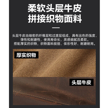 海德（HEAD）相机包多功能单反摄影包15.6英寸电脑包帆布复古双肩背包内胆包