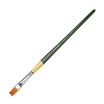 马蒂尼画笔丙烯水粉水彩通用尼龙纤维毛平峰单支2号719F-02