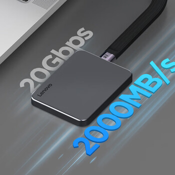 联想（Lenovo）1TB 磁吸移动固态硬盘 可磁吸手机 USB3.2高速读取2000MB/S PSSD小巧便携 Y2000系列