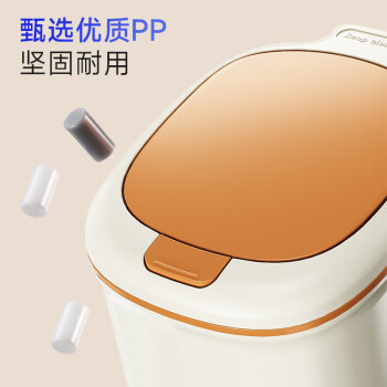 五月花脚踏垃圾桶12L脚踩手按双开盖卫生间客厅厨房带盖垃圾桶