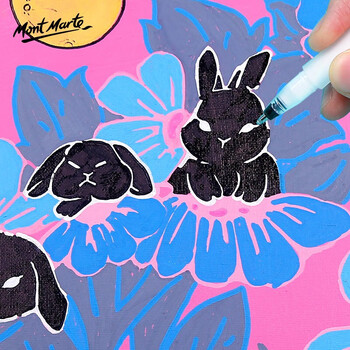 艺蔻（ARTECHO）高光笔绘画美术生用1mm细头白笔画画描边漫画儿童手账高光画笔单支白色V ATOD-CM0007-1画画笔