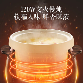苏泊尔（SUPOR）电炖锅.1.5L家庭精致容量 白瓷内胆养生辅食锅 24小时智能预约 【企采购】