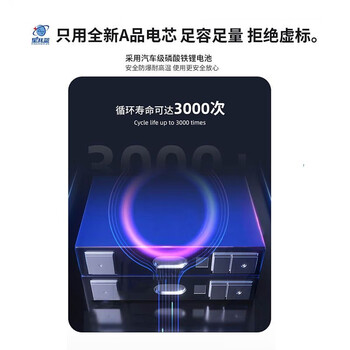 星兆蓝（XINGZHAOLAN）4.6度3000W户外移动电源220v快充便携蓄电池自驾游大容量大功率磷酸铁锂车载露营便携应急电源13