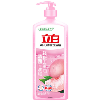 立白APG洗洁精大瓶1.45kg*1薄荷高效去油洗洁精 6920174768787s