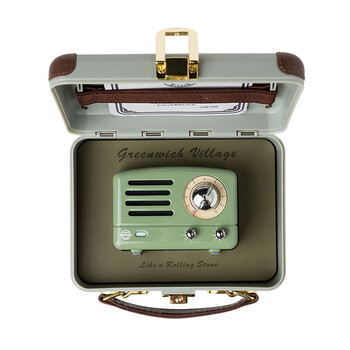 猫王收音机 MW-1A小王子OTR MINI蓝牙音响音箱 猫王音响小音响 复古绿