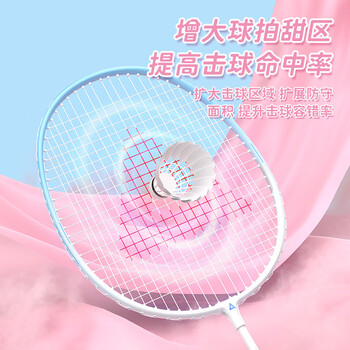 匹克羽毛球拍对拍铝合金超轻耐打训练比赛成人儿童学生防磨3球2手胶
