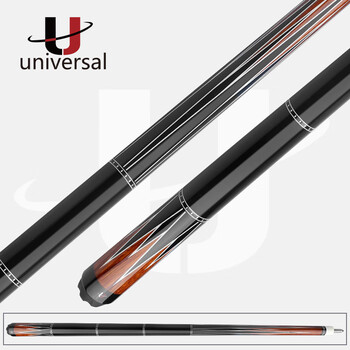 U环球新款台球杆12.5mm大头杆1/2分体球杆UN-061黑八台球杆九球杆