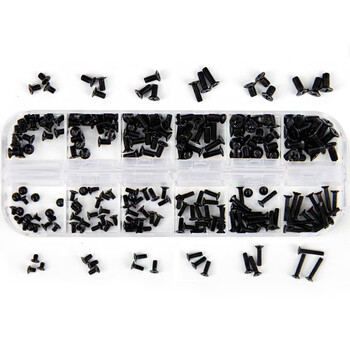 永利尚 黑色沉头十字机螺丝钉 电脑笔记本螺丝套装 M2M2.5M3 240颗混搭套盒