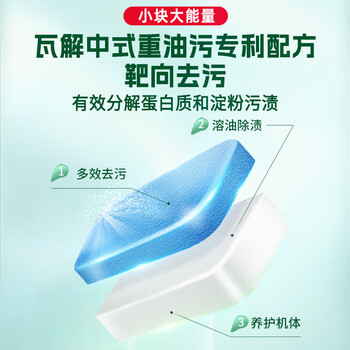 水卫仕洗碗机专用洗涤块洗碗机清洁剂块 新旧随机发 洗碗块240克/袋