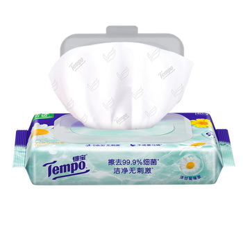 得宝(TEMPO)一博同款 洋甘菊湿厕纸 40片*1包 植萃精华 可冲散湿纸巾湿巾厕纸 得宝(TEMPO)一博同款 洋甘菊湿厕纸 40片*1包 植萃精华 可冲散湿纸巾湿巾厕纸