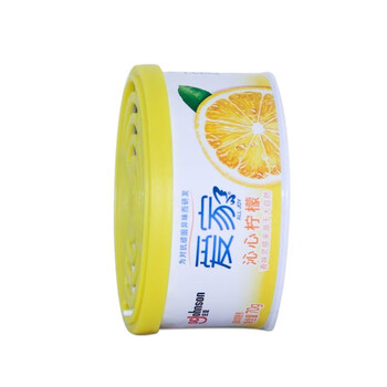 爱家  卧室卫生间汽车除臭神器芳香剂酒店香薰 固体清香剂柠檬70g*3