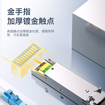 胜为 SFP光模块千兆1.25G单模双纤光纤模块(1310nm,20km,LC)万兆兼容华为/华三/锐捷等BSFP-SM20