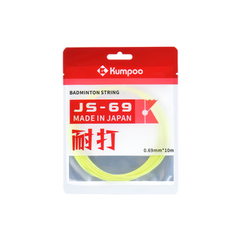 薰风（KUMPOO）新款羽毛球线熏风高弹耐高磅多色可选尼龙耐磨羽线 JS-69荧光黄