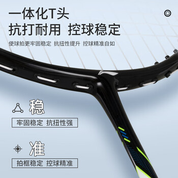 李宁（LI-NING）李宁羽毛球拍战戟900灰紫对拍碳复合球拍已拉线AYPV033-22