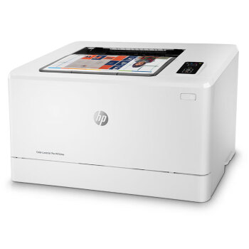 惠普（HP）LaserJet Pro M154nw A4彩色激光无线打印机 安全快速打印 支持有线网络