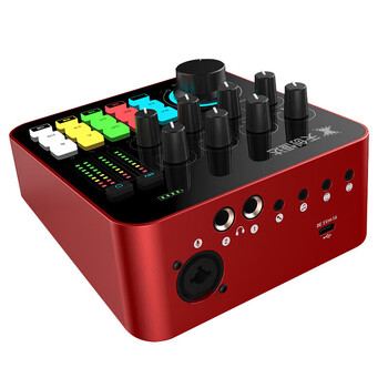 TCHD Video(天创恒达）TC-MX6 PRO手机直播声卡套装麦克风K歌直播设备全套手机电脑通用