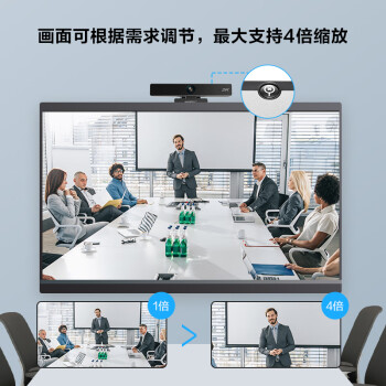 奥尼（aoni）会议摄像头 电脑摄像头 视频会议高清2K大广角USB电脑摄像头 内置降噪麦克风 C90Pro