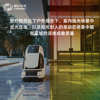 奥比中光（ORBBEC）Gemini 336L 室内外全场景机器人避障导航定位双目结构光3D相机 （滤光片版）