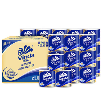 金龙鱼【卷纸+食用油】V4073卷纸10卷*2提+醇香花生油5L 企业团购优惠