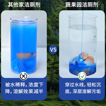 蔬果园洁厕剂阳光松木灵马桶厕所卫生间除垢去异味 500ml*3瓶装