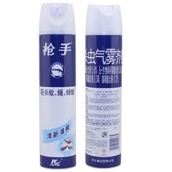 枪手【黑科技】杀蚊气雾剂 600ml 瞬杀技术·2瓶组合装