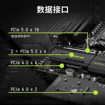 微星（MSI）MAG B850M MORTAR WIFI7迫击炮主板 5G网口 支持CPU 9950X/9800X3D/9700X/9600X(AMDB850/AM5接口)