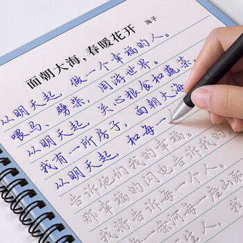 金枝叶行楷字帖成年人练字专用行书字帖速成男女生字体漂亮钢笔硬笔书法初高中生反复使用控笔训练套装