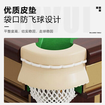 英辉（INVUI）台球桌斯诺克英式标准桌球台成人家用球房台案子 12尺台 S60G