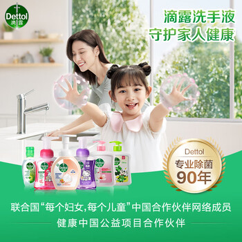 滴露(Dettol)洗手液滋润500g*6 抑菌洗手液家庭装大桶儿童消毒无酒精温和护手 滴露(Dettol)洗手液滋润500g*6 抑菌洗手液家庭装大桶儿童消毒无酒精温和护手