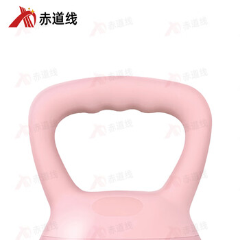 赤道线PVC软壶铃哑铃深蹲练体翘臀力量训练器材 粉色8kg进阶力量训练