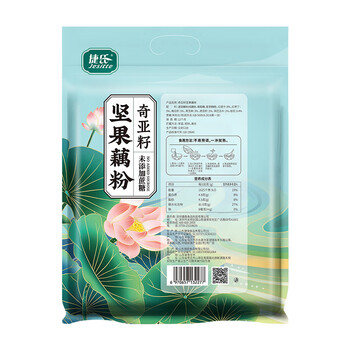 捷氏奇亚籽桂花坚果藕粉羹450g营养早餐健身代餐莲藕粉速溶无添加蔗糖 捷氏奇亚籽桂花坚果藕粉羹450g营养早餐健身代餐莲藕粉速溶无添加蔗糖