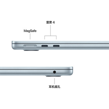 Apple/苹果AI笔记本/2025款MacBookAir13英寸M4(10+10核)32G1T天蓝色电脑Z1H90001U