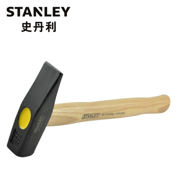 史丹利（STANLEY）家用木柄钳工锤鸭嘴锤扁头锤电工手锤子铁榔头 400g/56-015-23