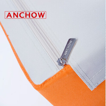 安巢安巢 AJ118 百纳箱折叠衣物收纳箱布艺抽屉收纳盒24L 橙色