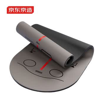 京东京造 健腹轮垫 动作指引体位线指引腹肌训练健身垫防滑加厚垫160*70cm