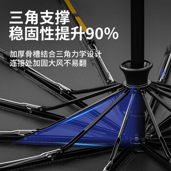 雨航(YUHANG)晴雨伞男女防紫外线自动商务伞学生方便携带自动折叠伞 藏蓝色 雨航(YUHANG)晴雨伞男女防紫外线自动商务伞学生方便携带自动折叠伞 藏蓝色